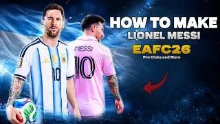 Thumbnail: LIONEL MESSI (RECORD BREAKER) | EA FC 26 PRO CLUBS FACE CREATION