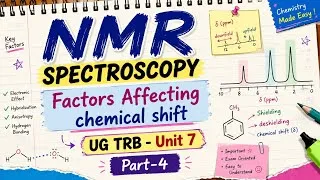 Thumbnail: Factors Affecting chemical shift | NMR SPECTROSCOPY | UG TRB | UNIT -7 | Part -4 