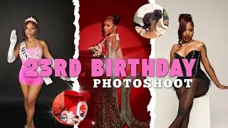 Thumbnail:     COME TO MY 23RD BIRTHDAY PHOTOSHOOT WITH ME 🎀 | Hair, Glam & BTS