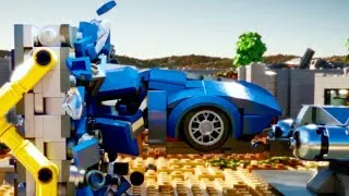 Thumbnail: LEGO CAR vs. CONCRETE WALL at 1000kph / LEGO Stop Motion /