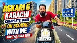 Thumbnail: Askari 6 Karachi Full Tour on Scooty 🛵