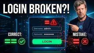 Thumbnail: One tiny Python mistake can break your login system. 😳