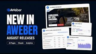 Thumbnail: AWeber New Product Releases For August 2026