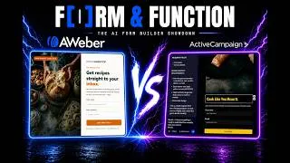 Thumbnail: AWeber AI Signup Form Builder vs ActiveCampaign: A Joshua Weissman Landing Page