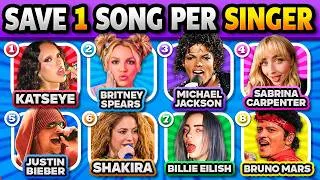 Thumbnail: SAVE ONE SONG 🎤 8 Songs Per Singer | Choose Your Favorite | Music Quiz 2026