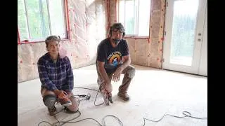 Thumbnail: Signs of Fall: Finishing our Cabin Flooring, Scouting for Moose & Berry Picking in the Alaska Range