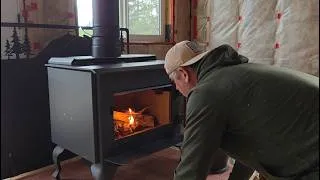 Thumbnail: First Fire in the Wood Stove at Our Off Grid Cabin\\Garden Harvest, Salmon Fishing and Preserving