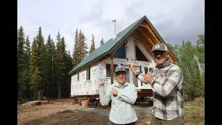 Thumbnail: We Have a Roof!! Installing the Metal on Our Off Grid Cabin in Alaska