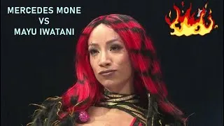 Thumbnail: Mercedes Moné vs Mayu Iwatani 💢2023💢 #mercedesmone #aew / Sasha Banks WWE / Women Wrestling
