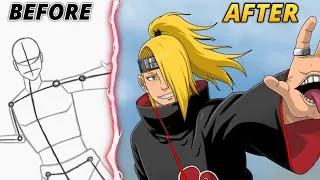 Thumbnail: How to Draw Deidara - Naruto | Digital Speedpaint Timelapse