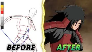Thumbnail: How I Drew Madara Uchiha | Complete Process