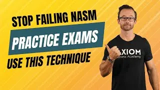 Thumbnail: What To Do If You Keep Failing NASM Practice Exams || NASM-CPT Study Tips and Tricks