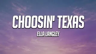 Thumbnail: Ella Langley - Choosin' Texas (Lyrics)