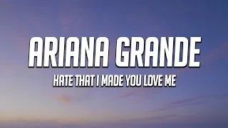 Thumbnail: Ariana Grande - hate that i made you love me (Lyrics)