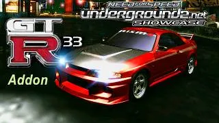 Thumbnail: NFS Underground 2 Car Addon Customization Showcase: Nissan Skyline GTR R33