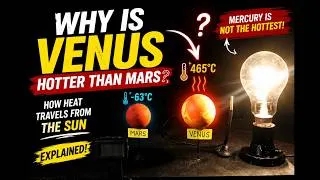Thumbnail: Why is Venus hotter than Mercury, even though Mercury is closer to the Sun? 🤯