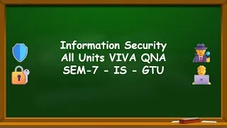 Thumbnail: Information Security VIVA QNA | All Units | IS - GTU