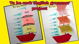 Thumbnail: Verbs To Be | English Grammar TLM |English project ideas | english tlm |school