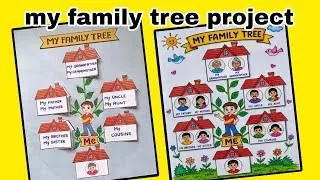 Thumbnail: Family Tree for kids Project | How to Make Family Tree | Family Tree Model | Family Tree Project