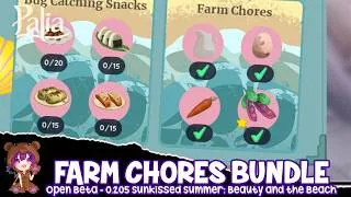 Thumbnail: Farm Chores Bundle | Palia Sunkissed Summer: Beauty and the Beach Patch 0.205
