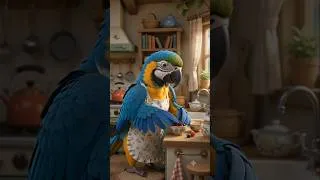 Thumbnail: Parrots Became Humans?! 😳🦜 | AI Se Aisi Video Kaise Banaye | AI Video Prompts | Ayush Arena #shorts