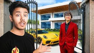 Thumbnail: Asking Rich Youtubers for a House Tour!