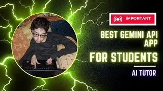 Thumbnail: a revolutionary app #BuiltWithGemini