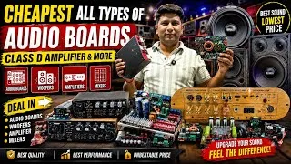 Thumbnail: Cheapest All Types of Audio Boards | Class d board | mono | stereo | Woofers | Bass Trable board⚡️