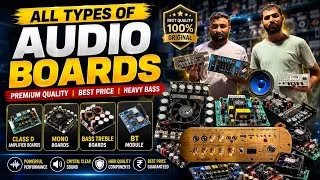 Thumbnail: All Types of Audio Boards | Class d amplifier boards | mono board | Delhi Lajpat rai market 