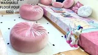 Thumbnail: DIY VELVET FLOOR POUF /Washable