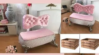 Thumbnail: You must watch this mother made the best sofa for the kids with her own hand using crate boxes
