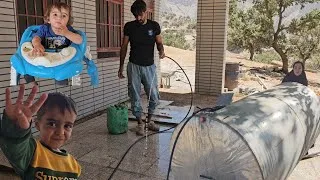Thumbnail: 🏡 Working From Home with Mahmoud & Azam | Traditional Cooking | Authentic Village Daily Life ❤️🍲
