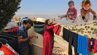 Thumbnail: 🏡 Preparing the Porch for Tile Installation | Mahmoud Levels the Floor | Azam Washes Clothes 🧱🧺