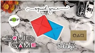 Thumbnail: "Squid Game Ddakji Challenge: Make Your Own and Play Like a Pro! | DIY | Fun Games"🎮🎯