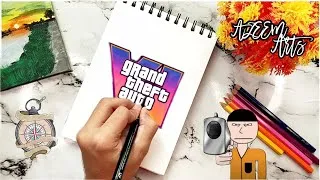 Thumbnail: Draw GTA 6 Logo! Easy😍..