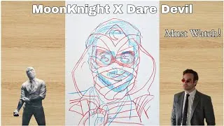 Thumbnail: MoonKnight X Dare Devil Drawing Tutorial.