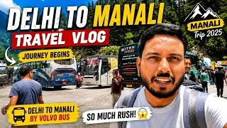 Thumbnail: Delhi To Manali In Brand New Luxurious Bus | Delhi to manali volvo bus |Delhi to manali  bus journey
