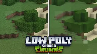Thumbnail: Low Poly Chunks Shader Official Release | MCBE/MCPE