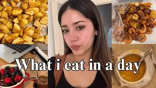 Thumbnail: Living Alone Diaries 🤍 | What I Eat in a Day 🍳🥗☕ Food I’ve Been Craving | 🍓شنو كناكل فنهاري كامل