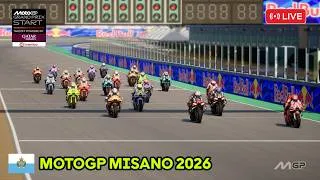 Thumbnail: 🔴LIVE RACE MotoGP™ MISANO 2026 🇸🇲❗RED BULL GRAND PRIX OF SAN MARINO 🏁#SanMarino 🇸🇲 MotoGP™️26