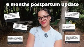 Thumbnail: 6 MONTHS POSTPARTUM Q&A: breastfeeding update, mom guilt, recovery etc.