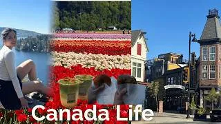 Thumbnail: Vancouver Spring Vlog 🌷 Tulip Farm, Quarry Rock Hike & Best Eats in Vancouver
