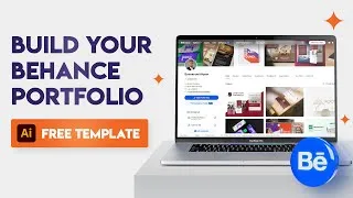 Thumbnail: How to Build an Amazing Behance Portfolio + Free AI Template