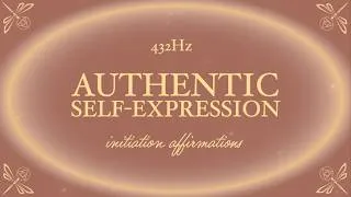 Thumbnail: Be and Express Your Authentic Self ⟡ 1-Hour Affirmations to Free You from the Fear of Being Judged.