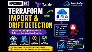 Thumbnail: 🚀 Terraform Import & Drift Detection | Terraform Tutorial for Azure DevOps Engineers | Episode 14