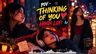 Thumbnail: Pov :- You’re Thinking About Someone Special ❤️🌙 | Romantic Hindi Lofi Playlist