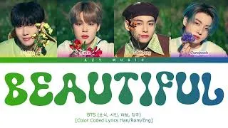 Thumbnail: BTS 'Beautiful' Lyrics [Color Coded Han_Rom_Eng]