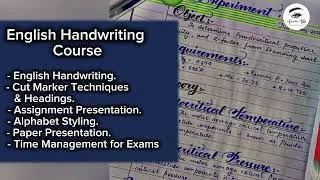Thumbnail: English Handwriting Course | By Azzan arts | #handwriting #englishwriting #course 