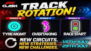 Thumbnail: BEST SETUP, DRIVERS & STRATEGY TO COMPLETE SERIES 10, 11 & 12 | Track Rotations | F1 Clash