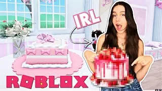 Thumbnail: BAKING A ROBLOX CAKE IRL CHALLENGE! (went horrible..)